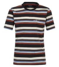 Casa Moda t-shirt grote maat multi color streep