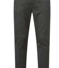 Pioneer 5 pocket stretch jeans donkergrijs gemêleerd Rando