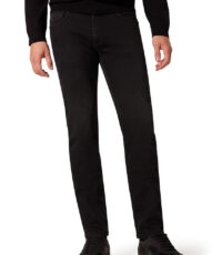 Pioneer 5 pocket stretch jeans donkergrijs model Rando
