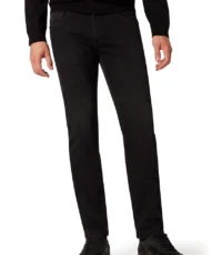 Pioneer 5 pocket stretch jeans donkergrijs model Rando