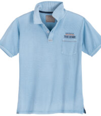 Redfield grote maat poloshirt korte mouw blauw True Denim