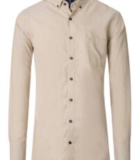 Redmond grote maat overhemd beige button down