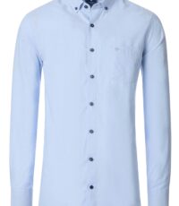 Redmond grote maat overhemd blauw button down