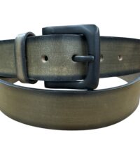 M.O.G. buffel lederen riem 4cm breed groen