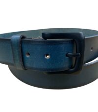 M.O.G. buffel lederen riem 4cm breed petrol