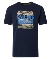 Redmond t-shirt korte mouw donkerblauw Yachting