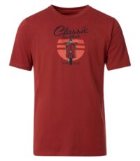 Redmond t-shirt korte mouw donkerrood Classic Two Wheels
