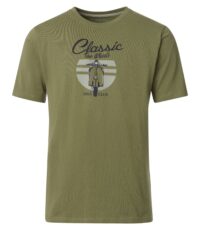 Redmond t-shirt korte mouw olijfgroen Classic Two Wheels