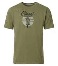 Redmond t-shirt korte mouw olijfgroen Classic Two Wheels