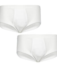 Adamo grote maat slip wit 2 stuks