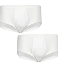 Adamo grote maat slip wit 2 stuks