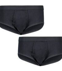 Adamo grote maat slip zwart 2 stuks