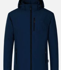 Blue Wave grote maat gewatteerd outdoor soft shell jack donkerblauw 4XL t/m 8XL