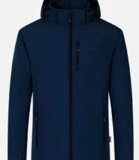 Blue Wave grote maat gewatteerd outdoor soft shell jack donkerblauw 4XL t/m 8XL