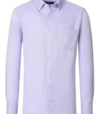 Casa Moda overhemd grote maat lange mouw uni lila button down