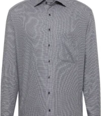 Eterna overhemd extra lange mouw grijs design strijkvrij XLT t/m 4XLT