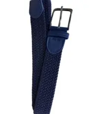 Het Broekenpaleis stretch riem donkerblauw
