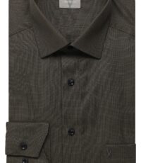 Marvelis grote maat overhemd lange mouw groen design
