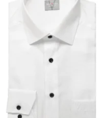 Marvelis grote maat overhemd lange mouw wit design