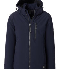 Casa Moda gevoerd winter stretch soft shell blauw
