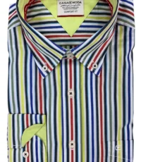 Casa Moda overhemd gekleurde lengte streep