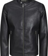 Jack & Jones kunst lederen jack zwart