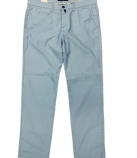 Pierre Cardin zomer stretch chino lichtblauw streepje Lyon