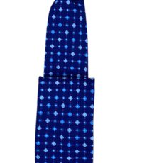Stropdas blauw en rood fantasie design