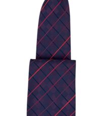 Stropdas bordeauxrood en rood design