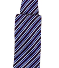 Stropdas paars, lila en wit diagonaal design