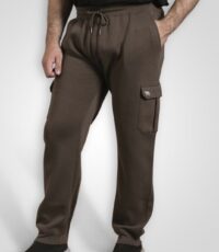 D555 38inch beenlengte cargo joggingbroek khaki