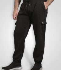 D555 38inch beenlengte cargo joggingbroek zwart