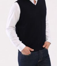 Maerz grote maat spencer donkerblauw