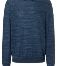 Maerz grote maat trui ronde hals blauw en grijs design 4XL 5XL 6XL