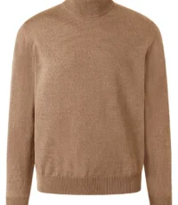 Maerz grote maat turtleneck trui lange mouw camel