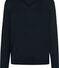 Maerz mouwlengte7 v-hals trui zwart 4XLT