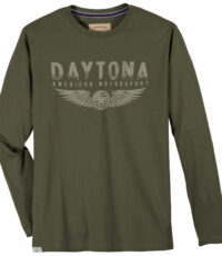 Redfield t-shirt lange mouw grote maat khaki Daytona