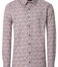 Casa Moda overhemd lange mouw blad design