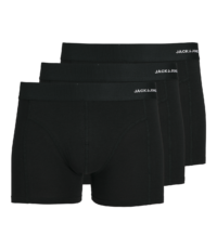 Jack & Jones 3-Stuks stretch Boxershorts uni zwart