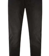 Pierre Cardin stretch jeans zwart light used Lyon tapered