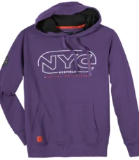 Redfield grote maat hoodie sweater paars NYC