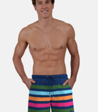Ceceba grote maat zwemshort blauw color stripes