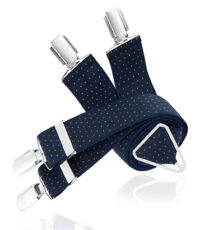 Lindenmann bretels donkerblauw pin point