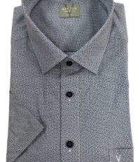 Marvelis overhemd korte mouw blauw fantasie dessin 2XL 3XL 4XL