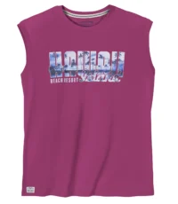 Redfield mouwloos t-shirt fuchsia Hawaii 3XL t/m 8XL