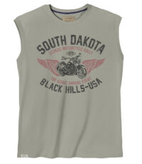 Redfield mouwloos t-shirt grijs South Dakota 3XL t/m 8XL
