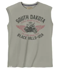 Redfield mouwloos t-shirt grijs South Dakota 3XL t/m 8XL