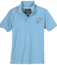 Redfield poloshirt lichtblauw Sun Set Beach