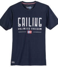 Redfield t-shirt donkerblauw Sailing