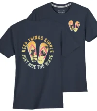 Redfield t-shirt donkerblauw Slippers 3XL t/m 8XL